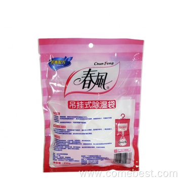 Damp free hanging disposable bag moisture absorber